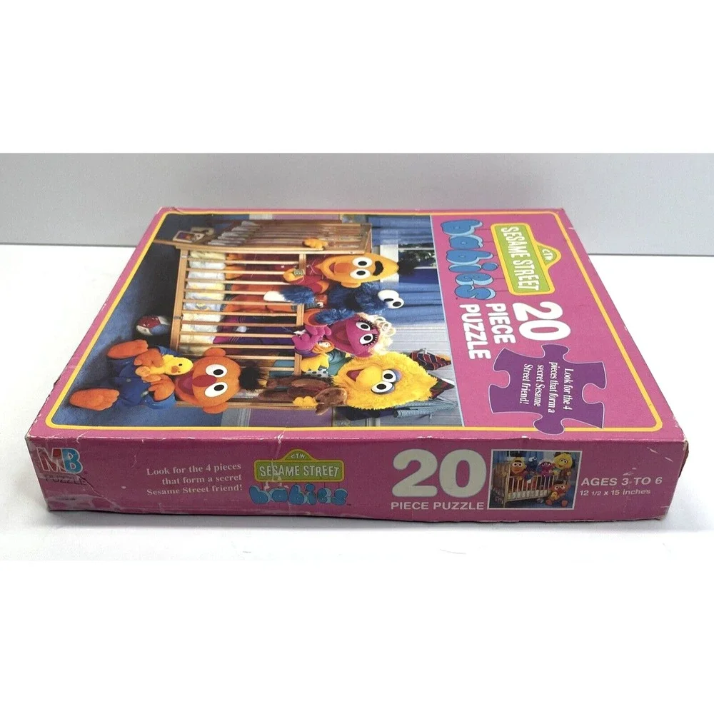 Vintage Sesame Street Babies 20 piece puzzle Milton Bradley MB 1992